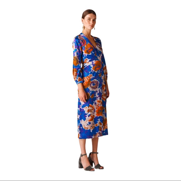 Whistles Dresses & Skirts - Whistles Autumn Bloom Devore Dress size US6